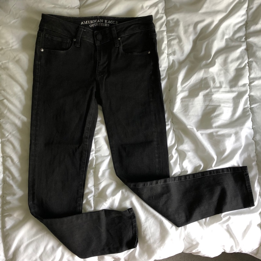 American Eagle Black Skinny Jeans